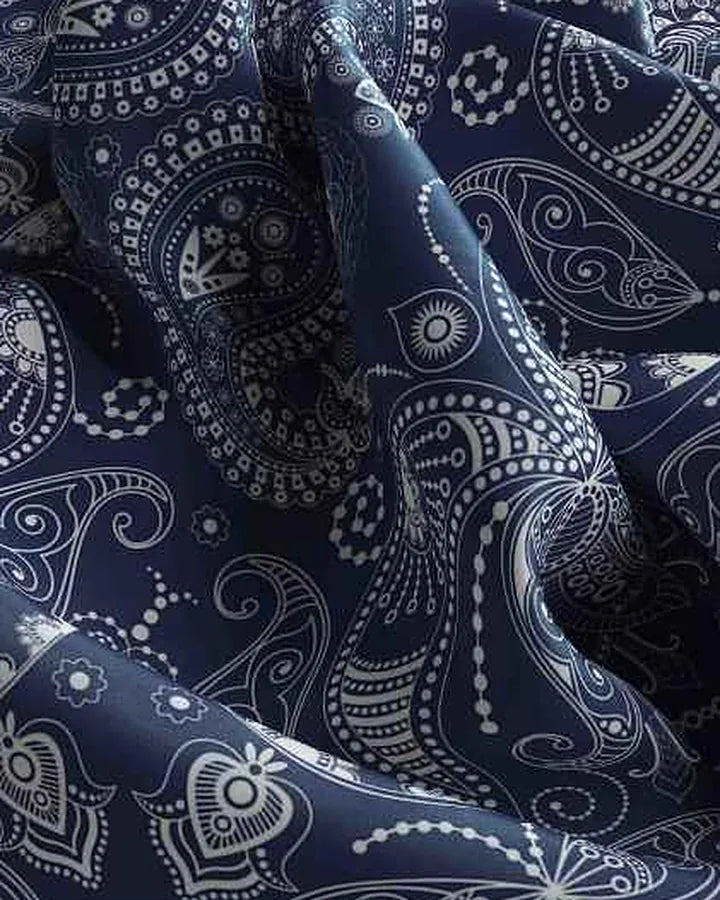 Close-up of the Aasmaan print