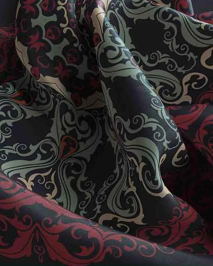 Close-up of the Darbar print