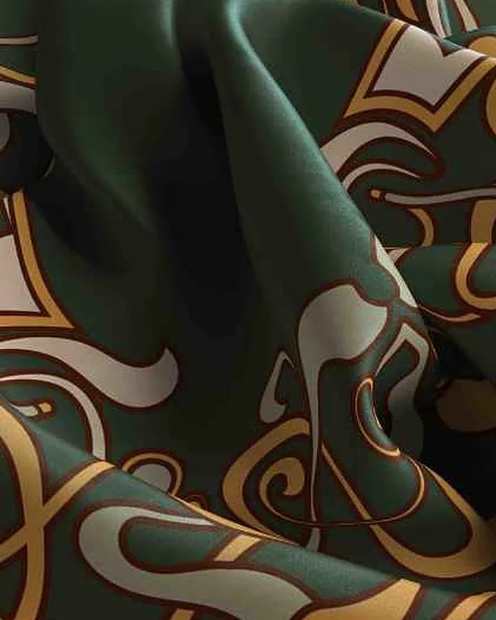 Close-up of the Jharokha print