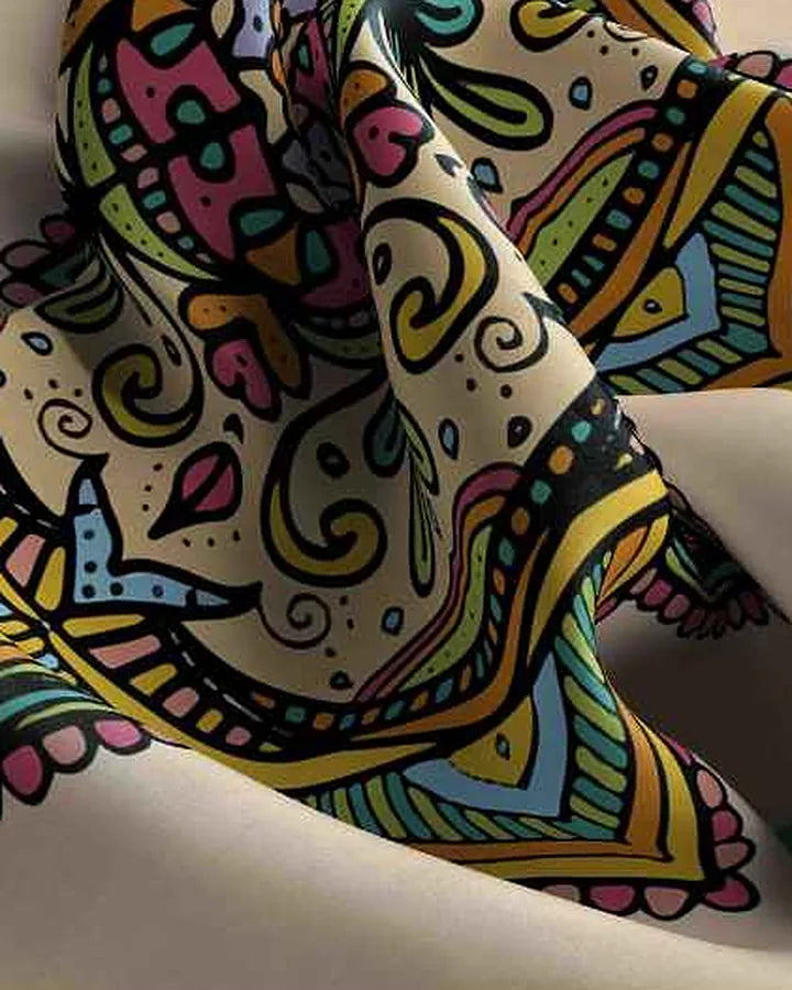 Close-up of the Kamal print