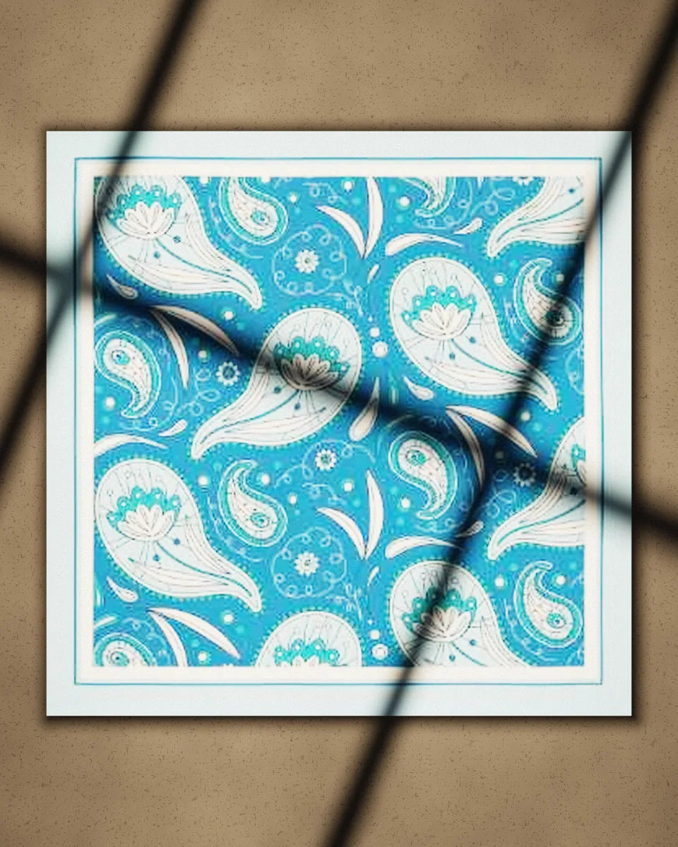Neel Kairi bandana laid flat