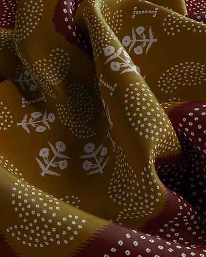 Close-up of the Sarson print